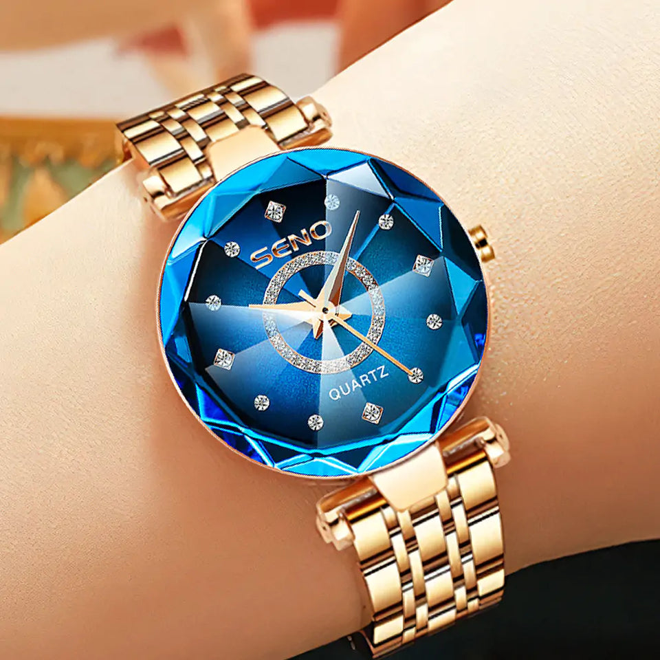 Diamond Style Elegant Women’s Quartz Watch