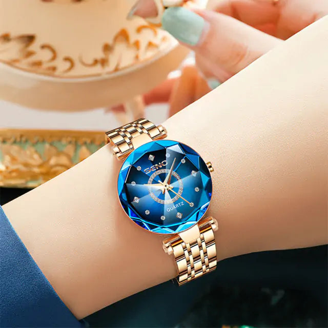 Diamond Style Elegant Women’s Quartz Watch